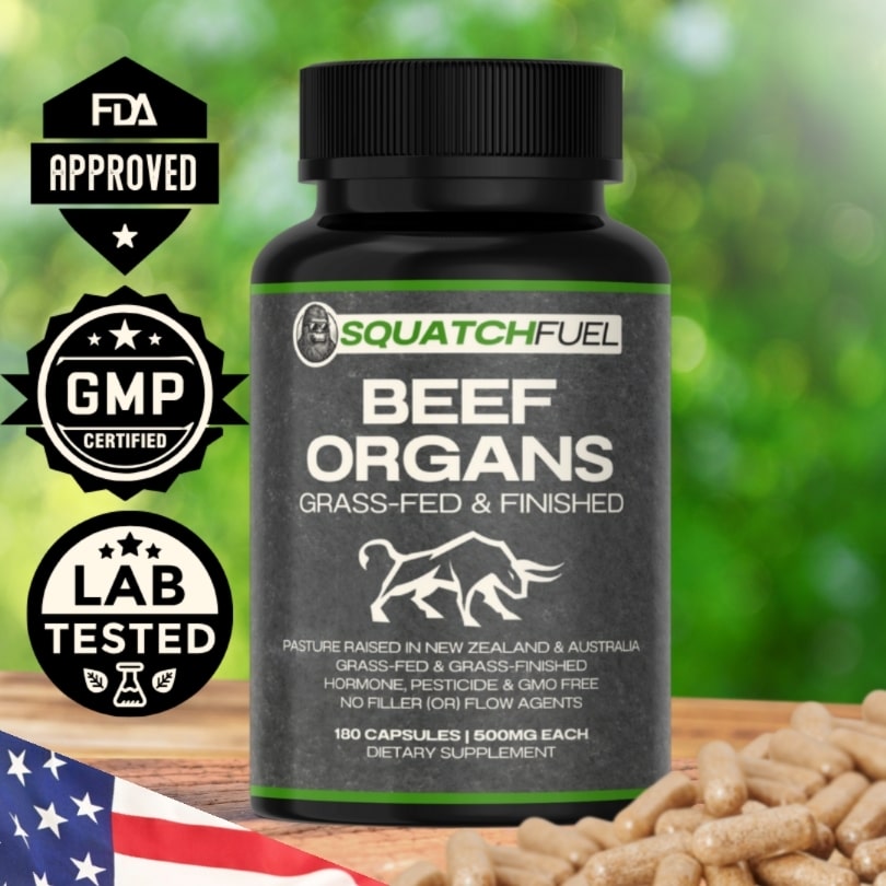 Beef Squatch Grass-Fed Beef Organs: Nature’s Ultimate Multivitamins – Squatch Fuel