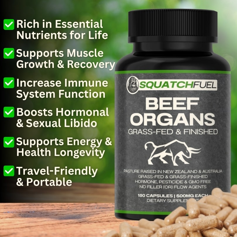 Grass-Fed Beef Organs: Power Bundle